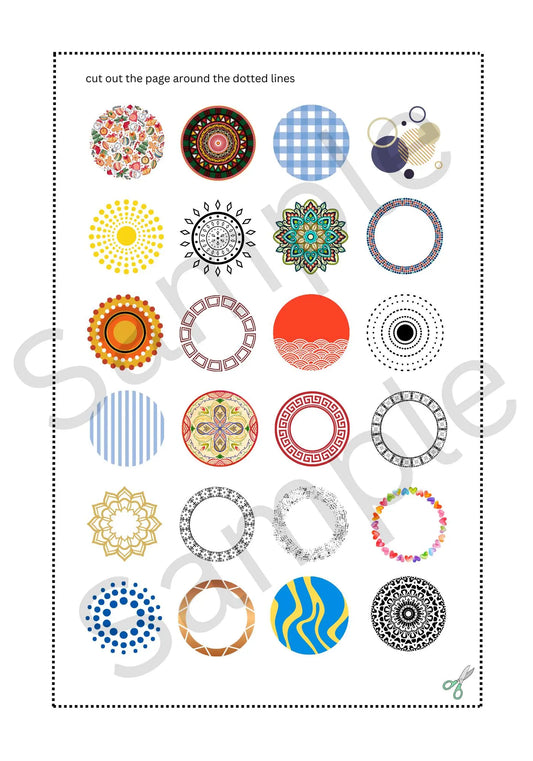 DIY Printable - Make your own Miniature Plates with Mold