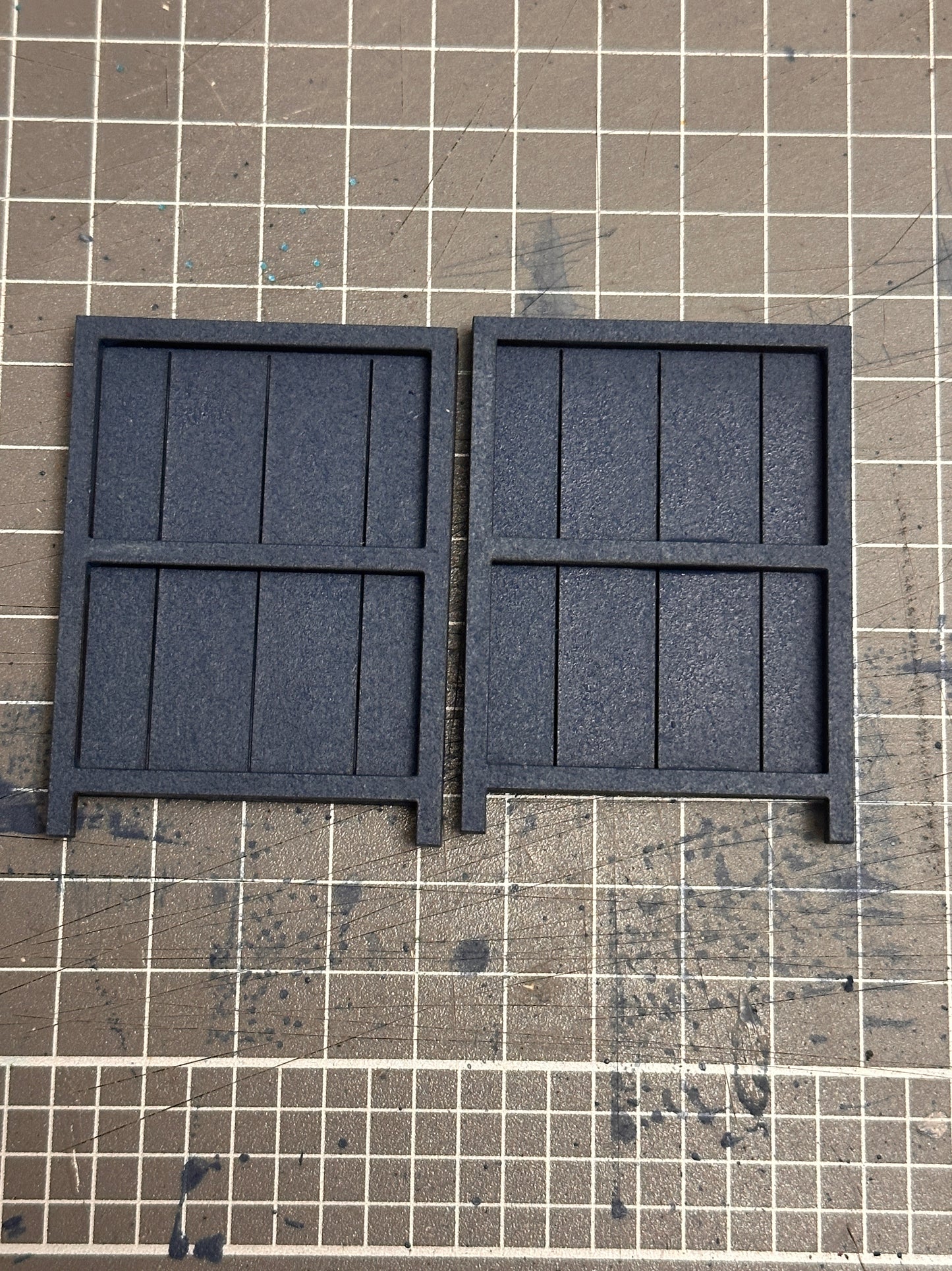 1:12 DIY Kit - Shaker Panel Computer desk with fixed drawers