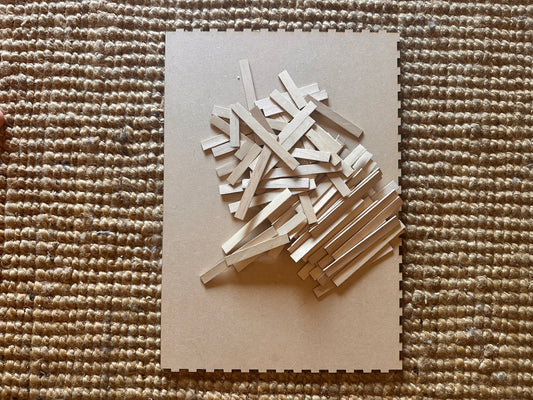 Deluxe Flooring - 1:24 Pre-Cut Floorboards with Base